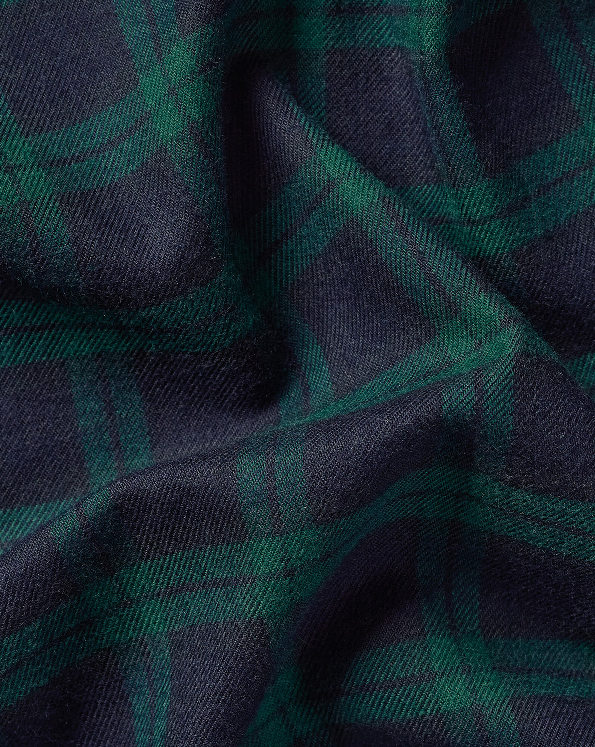 Chemise en flanelle brossée – Carreaux vert