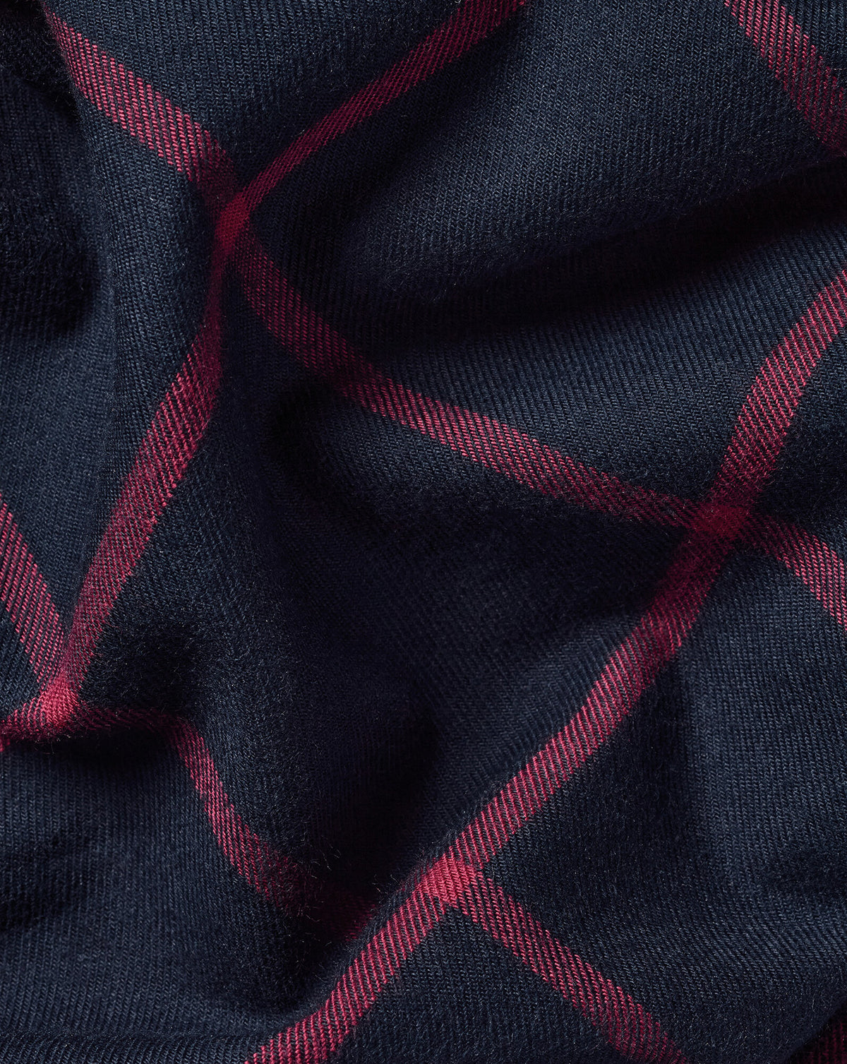 Chemise en flanelle brossée – Carreaux rouge