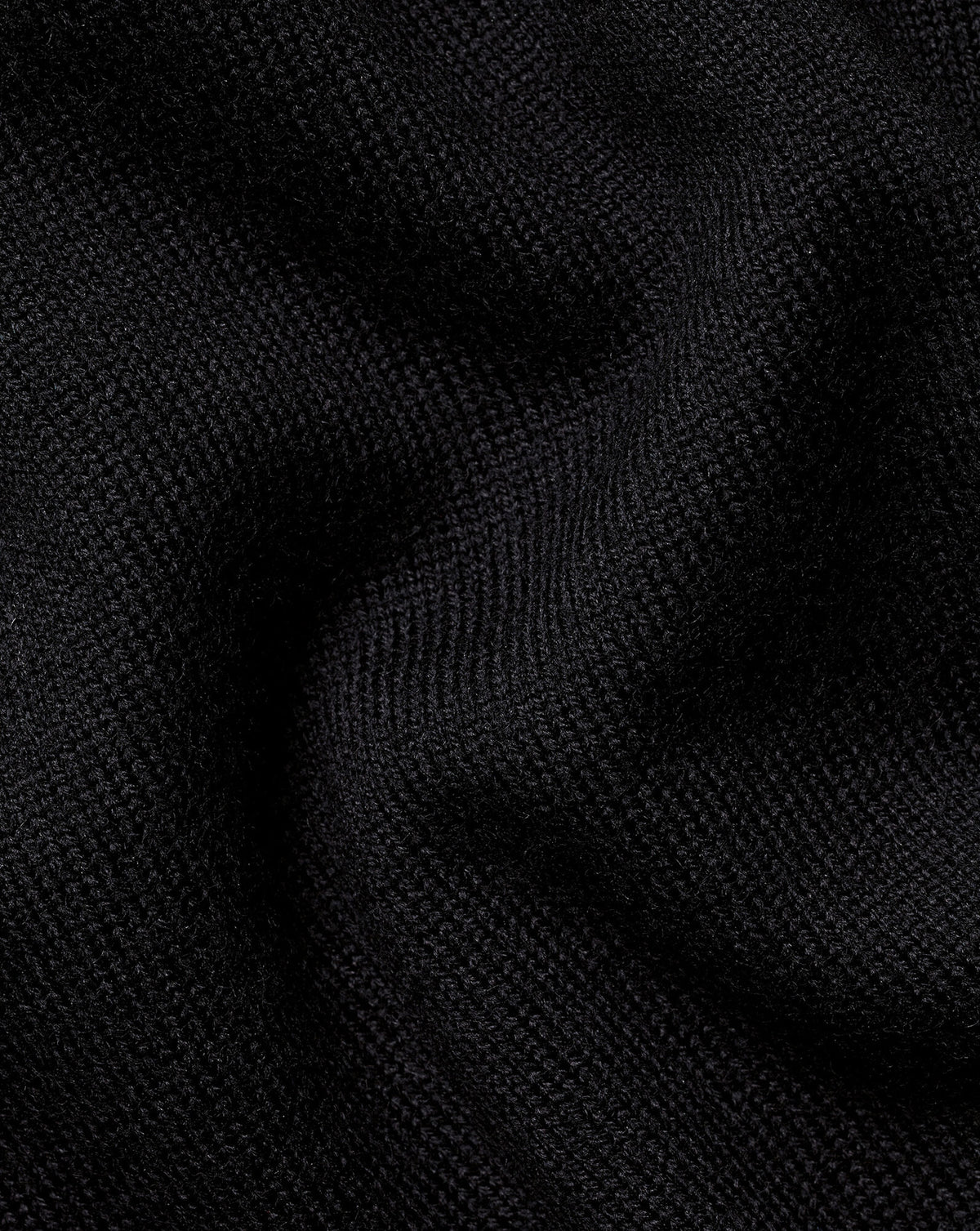 Pull camionneur en mérinos – Noir