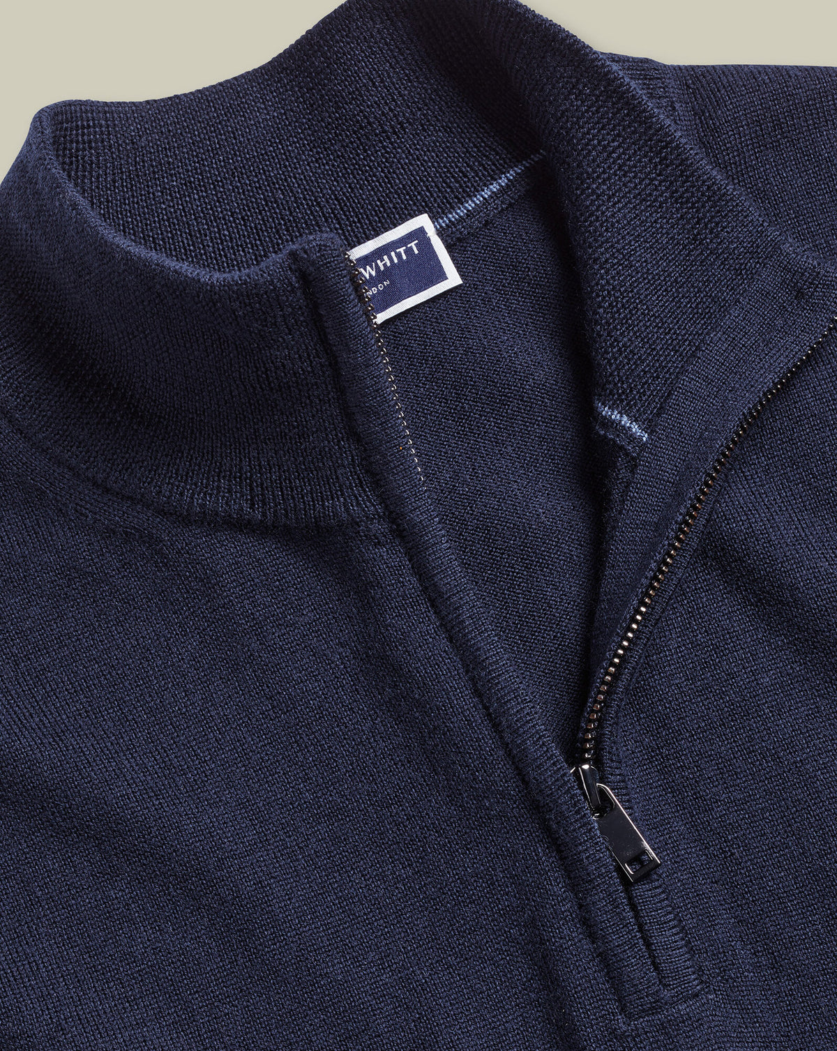 Pull camionneur en mérinos – Marine