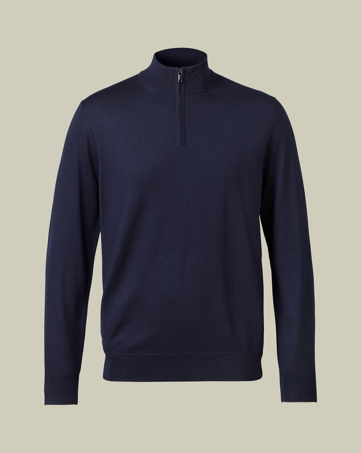 Pull camionneur en mérinos – Marine