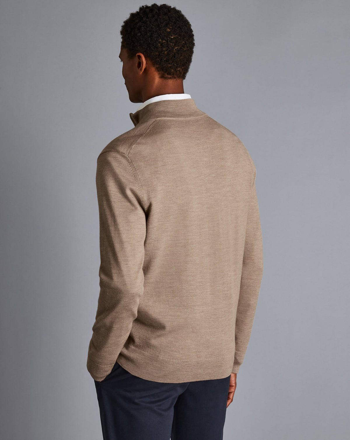 Pull camionneur en mérinos – Avoine