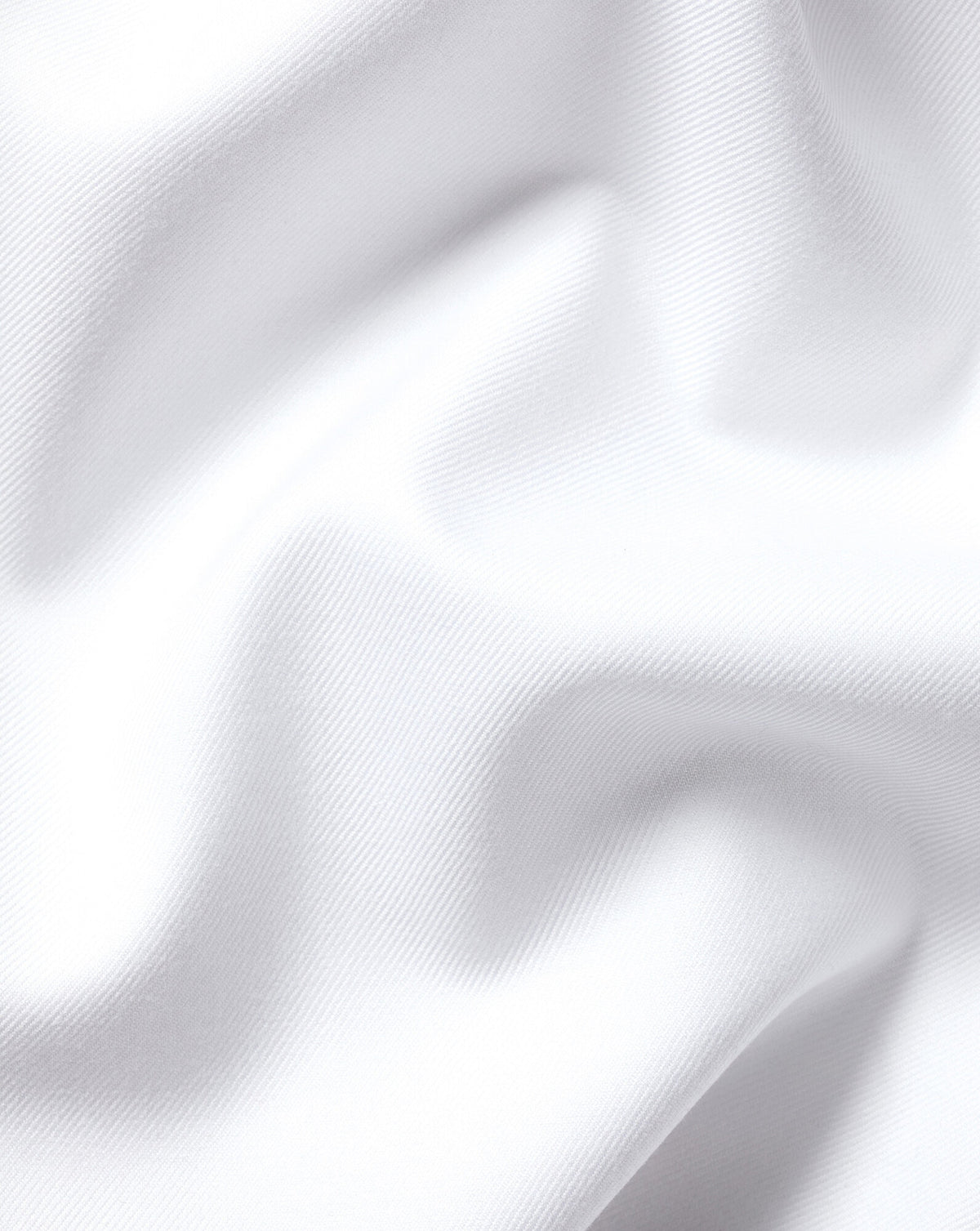 Chemise twill col boutonné sans repassage – Blanc