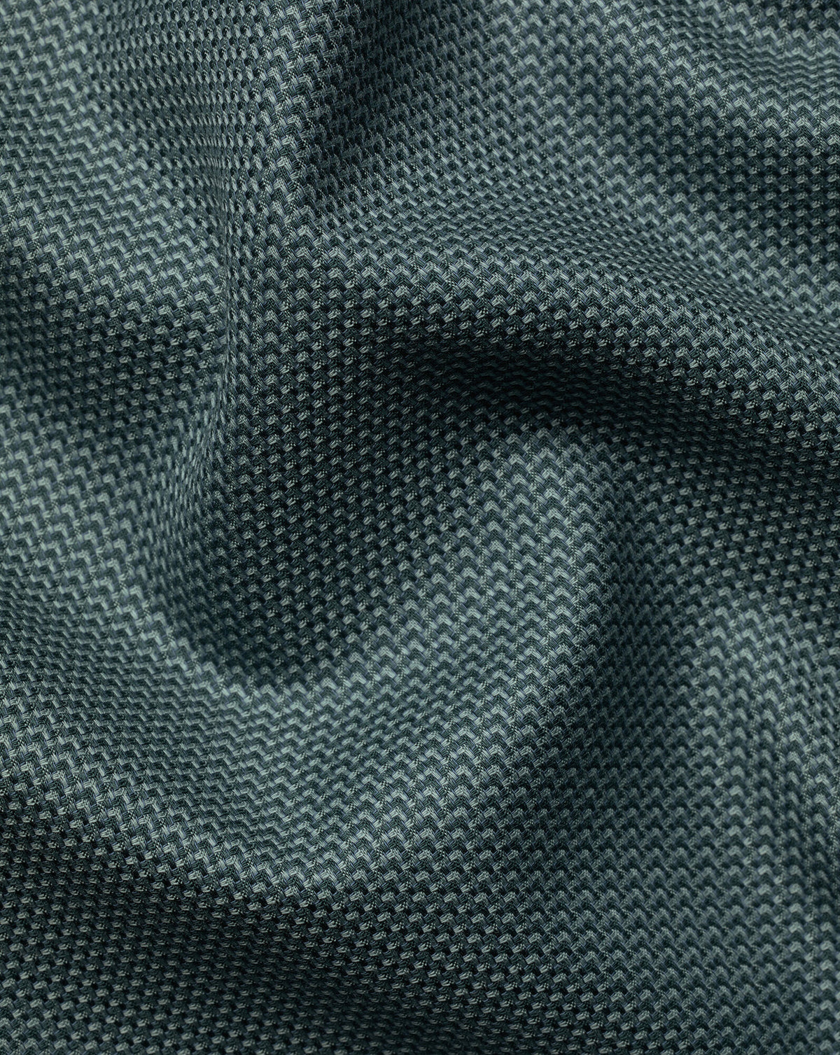 Chemise stretch texturée sans repassage – Vert canard