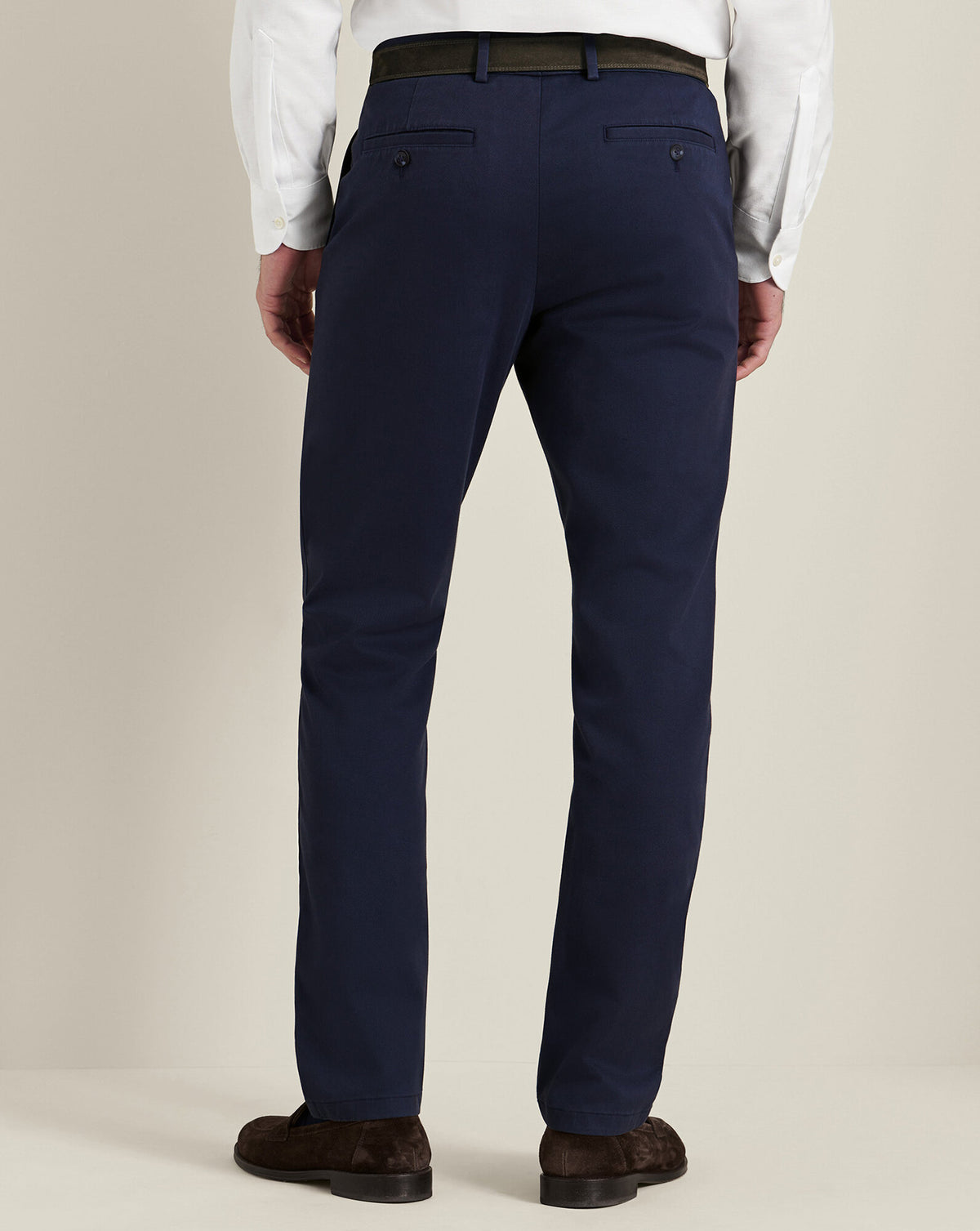 Chino sans repassage – Marine