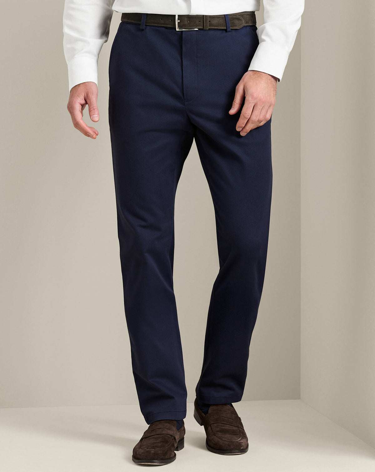 Chino sans repassage – Marine