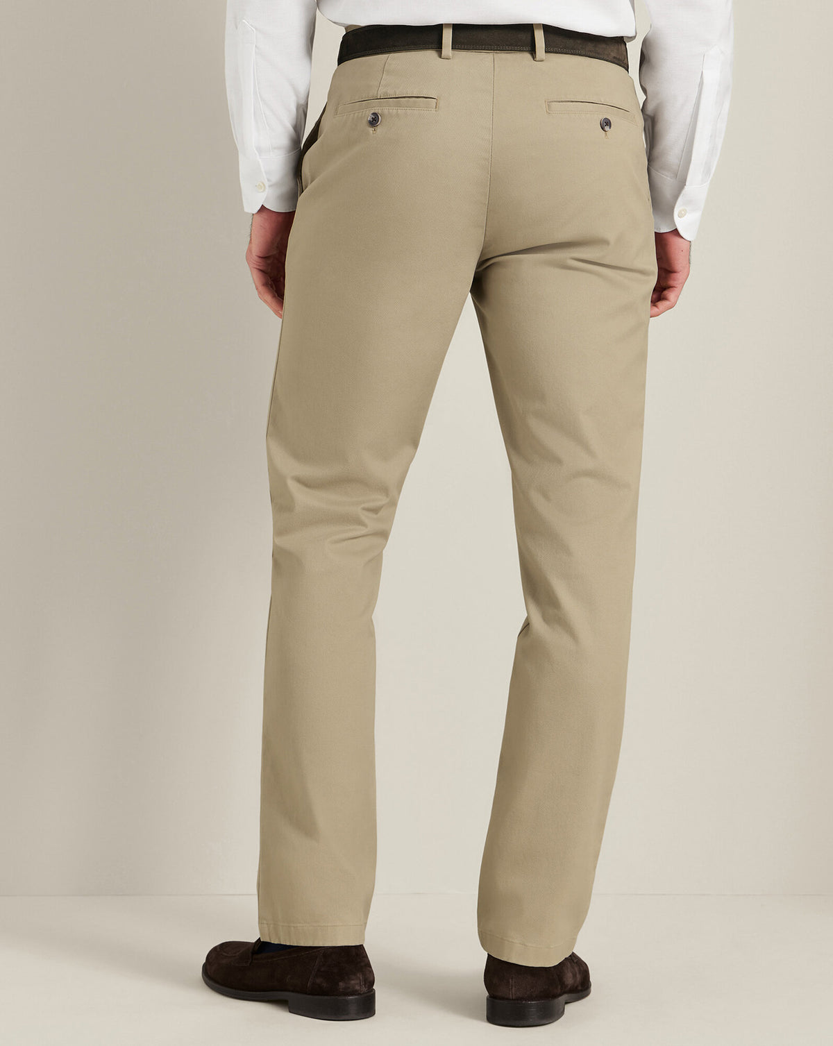 Chino sans repassage – Taupe