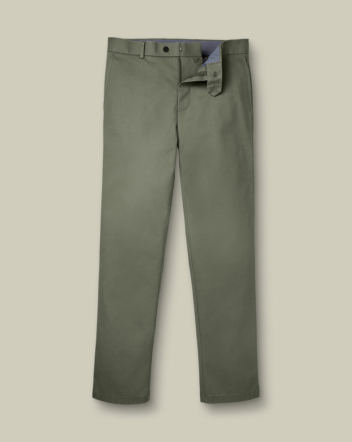 Chino sans repassage – Vert sauge