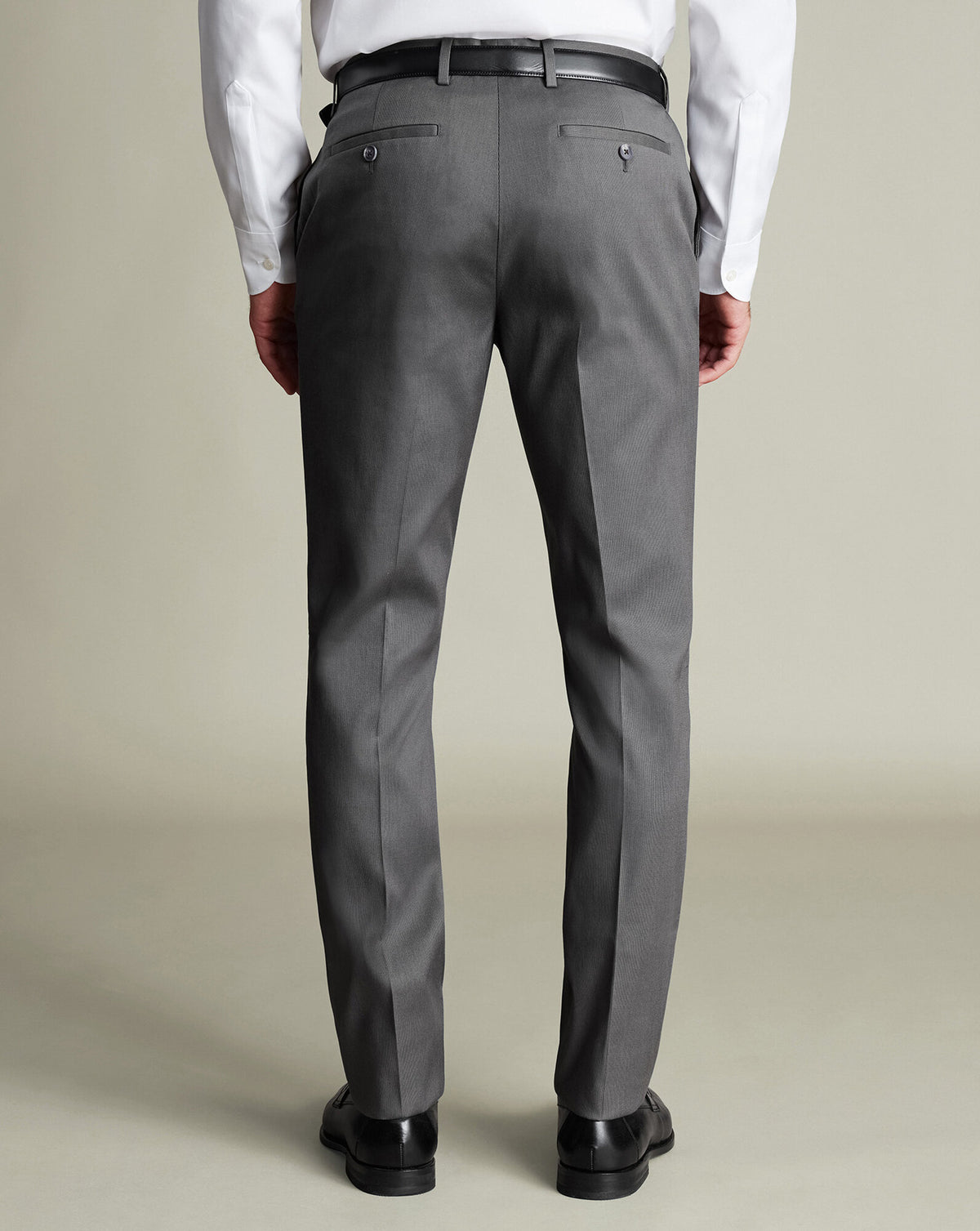 Pantalon habillé texturé – Anthracite