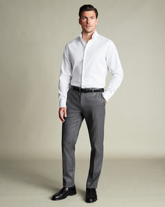 Pantalon habillé texturé – Anthracite