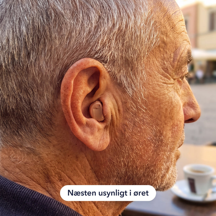 CLARIA Pro i øret, næsten usynligt