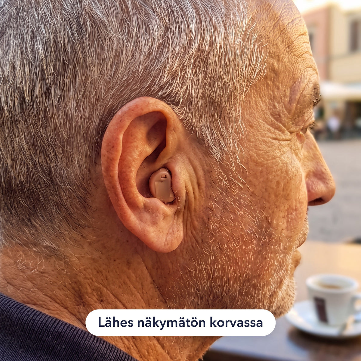 CLARIA Pro korvassa, lähes näkymätön