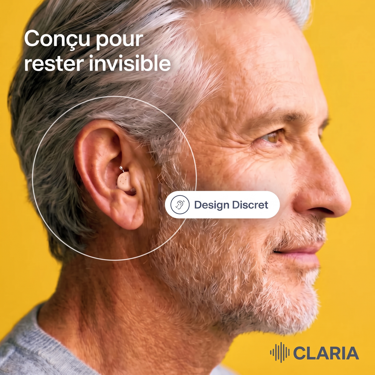 CLARIA™ – Appareil auditif comfortable